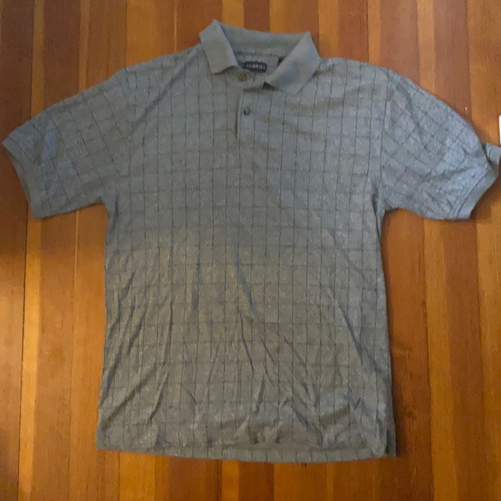 Grey Cotton Polo